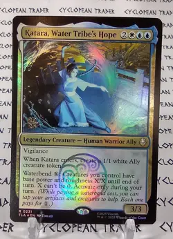 Prerelease FOIL KATARA, WATER TRIBE'S HOPE mtg NM The Last Airbender Rare - Image 1