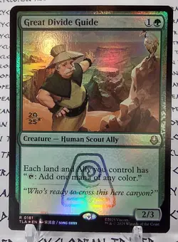 Prerelease FOIL GREAT DIVIDE GUIDE mtg NM The Last Airbender Rare - Image 1