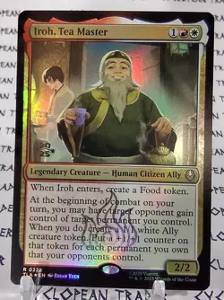 Prerelease FOIL IROH, TEA MASTER mtg NM The Last Airbender Rare - Image 1
