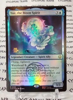 Prerelease FOIL YUE, THE MOON SPIRIT mtg NM The Last Airbender Rare - Image 1