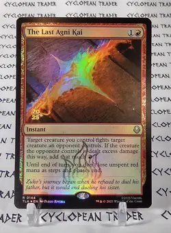 Prerelease FOIL THE LAST AGNI KAI mtg NM The Last Airbender Rare - Image 1