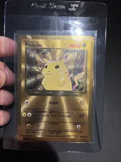 2021 Pokemon Celebrations Gold Metal Pikachu UPC Near Mint condition - Image 1