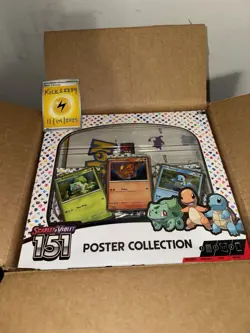 Pokemon TCG 151 Poster Collection Case 6 Boxes (New Factory Sealed) - Image 1