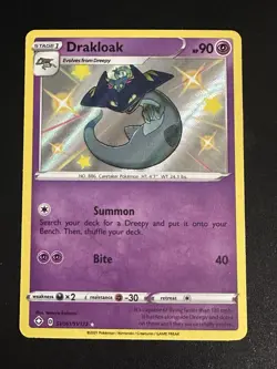 Drakloak SV061/SV122 Pokemon Shining Fates Baby Shiny Vault Holo Rare NM - Image 1