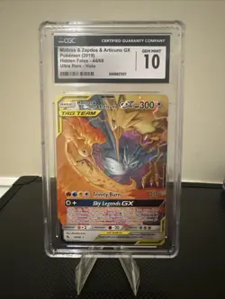 Hidden Fates 2019 Pokemon Holo Moltres Zapdos Articuno GX #44/68 CGC 10 - Image 1