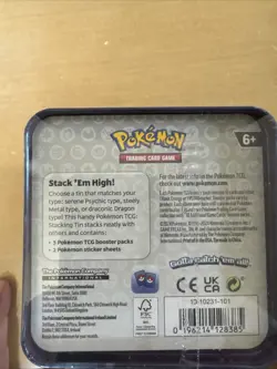 Pokemon TCG Stacking Tin 3-Packs inside total New Sealed - Image 2