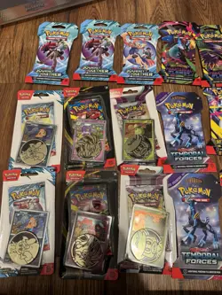Pokemon TCG - Scarlet & Violet - Sleeved Booster Pack Bundle - Lot of 18 - New - Image 3