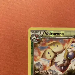 Volcarona 15/114 XY-Steam Siege Reverse Holo Pokemon League 1st Place Promo - Image 3