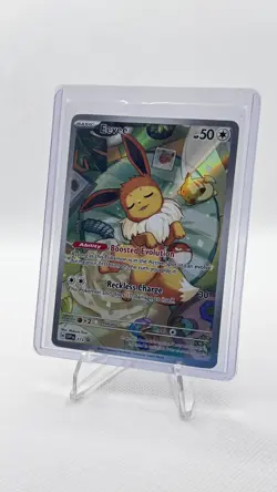 Eevee SVP 173 Pokemon TCG Scarlet and Violet Promo Full Art Illustration Rare NM - Image 1