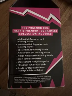 POKEMON TCG MARNIE PREMIUM TOURNAMENT COLLECTION FACTORY SEALED NEW - Image 4