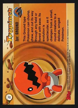 Trapinch #83 Topps Advanced Challenge 2003 - Pokemon TCG - Image 2