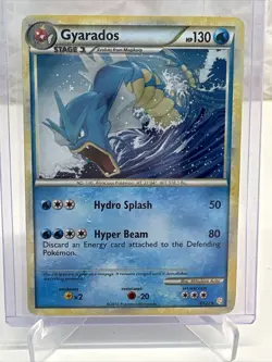 Pokemon - Gyarados - 4/123 - Heartgold Soulsilver - Holo Rare - 2010 - Image 1