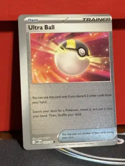 Pokemon Miscut ULTRA BALL Modern ERROR 1/1 Collecter One Of A Kind - Image 2