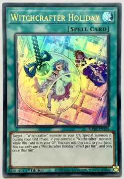 MP20-EN226 Witchcrafter Holiday - Ultra Rare 1st Edition Near Mint YuGiOh Card - Image 1