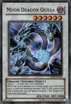 Moon Dragon Quilla Unl Ed Ultra Rare ABPF-EN043 Yu-Gi-Oh! - Image 1