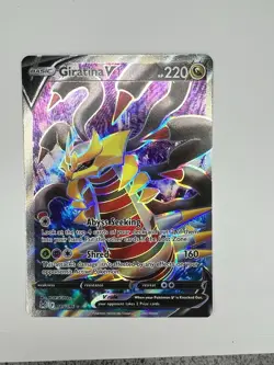 Pokemon TCG Lost Origin Giratina v Full Art Ultra Rare Card 185/196 - Image 1
