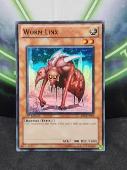 Yugioh Worm Linx Super Rare Card HA02-EN023 1st Edition NM - Image 1