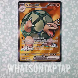 Pokemon Card Golem Ex 189/165 Secret Rare Scarlet Violet Pokemon 151 Singles LP - Image 1