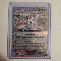Pokemon TCG Surging Sparks Holo Double Rare Card #086/191 Sylveon EX - Image 1