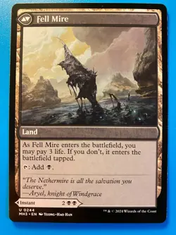 MTG 1x Fell the Profane # 244 Modern Horizons 3 Magic the Gathering Card x1 NM - Image 2