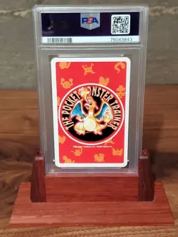 1996 Pokemon Kabuto Red Back Poker Playing Card 10 of Hearts - PSA 9 - Image 2
