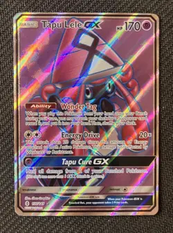 Tapu Lele GX - 137/145 - Pokemon Guardians Rising Sun & Moon Full Art Card NM - Image 1