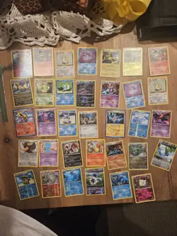 Pokemon Card Bundle Lot of 34 Mixed Assorted Various Sets All Played - Image 1