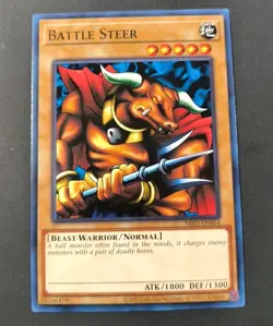 Yu-Gi-Oh! Metal Raiders Battle Steer Common Card MRD-EN064 NM - Image 1