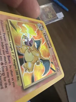 Pokemon TCG Charizard Base Set Holo Unlimited Rare Card 4/102 1995 - Image 3