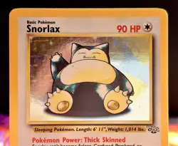LP Unlimited Holo Snorlax Pokemon Card | WoTC Vintage Rare | 1999 Jungle 11/64 - Image 5