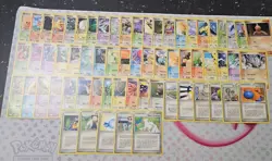 complete set of common and uncommon ex emerald pokemon cards LP/NM - Image 1