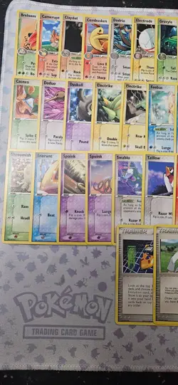 complete set of common and uncommon ex emerald pokemon cards LP/NM - Image 2