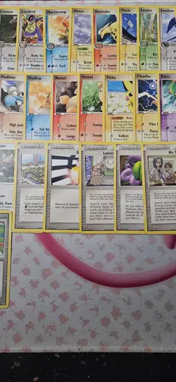 complete set of common and uncommon ex emerald pokemon cards LP/NM - Image 4