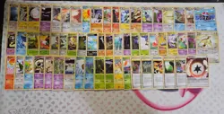 complete set Heartgold and Soulsilver Triumphant C/UN Pokemon cards LP to NM - Image 1