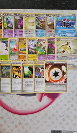 complete set Heartgold and Soulsilver Triumphant C/UN Pokemon cards LP to NM - Image 5