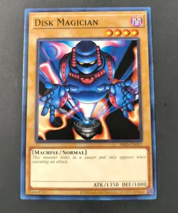 Yu-Gi-Oh! Metal Raiders Disk Magician Common Card MRD-EN053 NM - Image 1