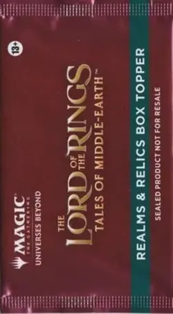 The Lord of the Rings: Tales of Middle-Earth Realms & Relics Box Topper Pack Mtg - Image 1