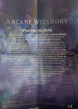 Magic the Gathering Arcane Wizardry Commander Deck 2017 - Image 4