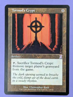 MTG Magic: Time Spiral: Tormod's Crypt - Timeshifted #115/121 Special - NM - Image 1