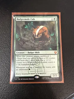Badgermole Cub 0167 - Mythic Rare - MTG Magic Avatar The Last Airbender - Image 1