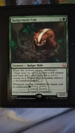 Badgermole Cub 0167 - Mythic Rare - MTG Magic Avatar The Last Airbender - Image 1