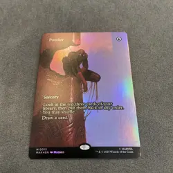 Ponder #0013 Borderless -Foil- MTG Spider-Man NM/M MAR - Image 2