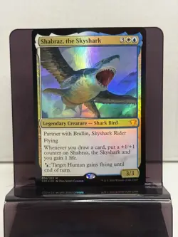 Shabraz, the Skyshark - Legendary Creature - Shark Bird 14/322 C20 - Image 1
