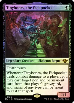 MTG Tinybones, the Pickpocket (FOIL) Near Mint OTJ Mythic #109 - Image 1