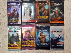 Lot of 8 Magic The Gathering MTG Sealed Packs - Unopened Draft & Set Boosters! - Image 1