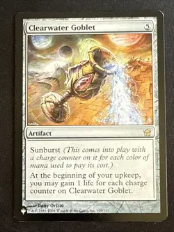 1x Clearwater Goblet (109) The List - Reprints LP MTG Magic the Gatehring x1 MKE - Image 1
