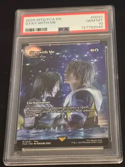 2025 MTG Magic The Gathering FCA EN Non-Foil #0031 Stay With Me PSA 10 GEM MINT - Image 1