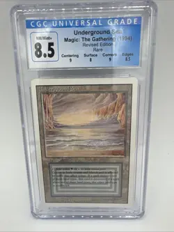 MTG Underground Sea - Revised - CGC 8.5 - Image 2