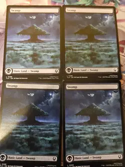 MTG - Avatar: The Last Airbender - Swamp - Appa Full Art (289) x4 - NM - NF - Image 1