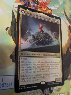 MTG Aang, at the Crossroads Aang, Destined Savior Avatar Last Airbender Foil - Image 1